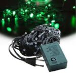 Pisca Pisca Arroz 100 Leds; Fio Verde; 8 Funções 2M Verde 110V/220 M/F