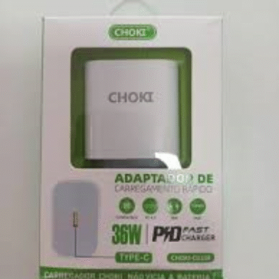 Adaptador de Carregamento Rápido Tipo C – 36W – CHOKI