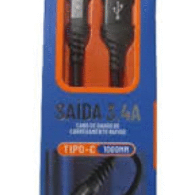 Cabo De Nylon Para TIPO C – 3.4A 1 Metro Inova MD-5440