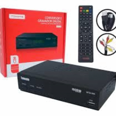 Conversor Digital Gravador Bivolt Tv Digital Tomate Mcd999
