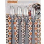 Garfo Para Petisco Doces Luxo 4pçs Aço Inox