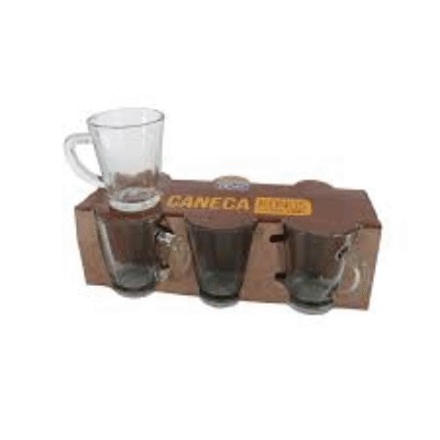 Xicara konos 70ml vidro 6 peças – DCasa