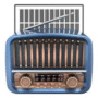 RADIO 3 BAND RADIO USB/TF MUSIC PLAYER KSST - PAINEL SOLAR - K-370S