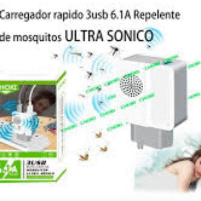 Carregador Repelente – Ultra-Sônico 6.1A