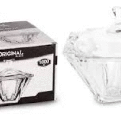 Bomboniere Compoteira Baleiro De Vidro C/tampa Grande 1000ml