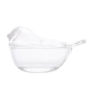 Potiche Decorativo de Cristal Bird Transparente 7,5x9,5cm Lyor