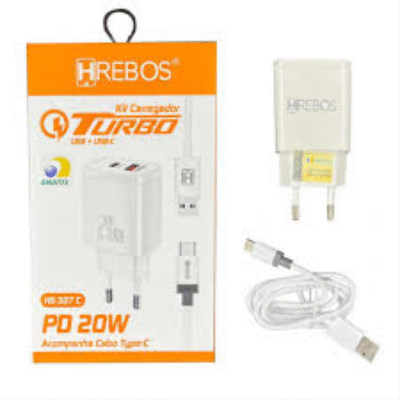 Carregador Rapido Com Cabo Usb V8 PC-8018V-V8 7.1A