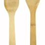 2 Colheres Pau Madeira 30 Cm Bambu