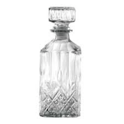 Garrafa decorativa para bebidas 700ml vidro – DCasa