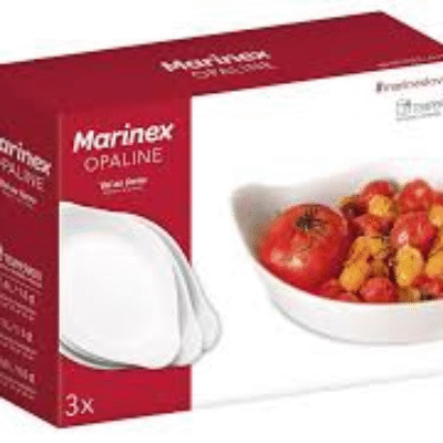 Jogo  03 Assadeiras Opaline Oval – Marinex – Nadir