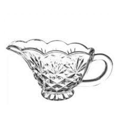 Molheira de Cristal Dublin Transparente 140ml com Alça