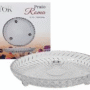 Prato Petisqueira C/ 3 Pés em Cristal Chumbo Roma 18cm Lyor