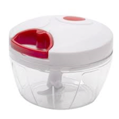 Processador Manual de Alimentos 3 Lâminas Inox Triturador Capacidade 500 ml