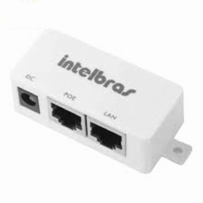 Injetor Poe Passivo 5 a 48V 1,5a Max Original Intelbras PoE 200p