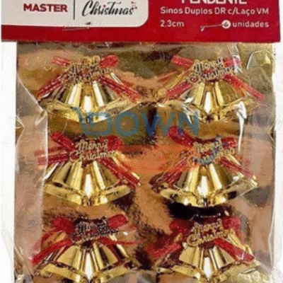 kit c/6 pendentes sino /laço 2.5cm x 0.3 cm – REF: CFA4