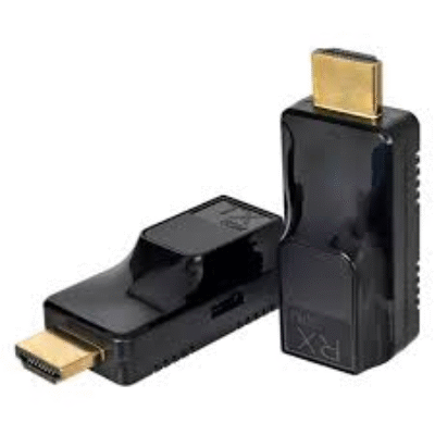Adaptador Extensor HDTV FullHD TX/RX até 60 metros Via Cabo CAT6/6A