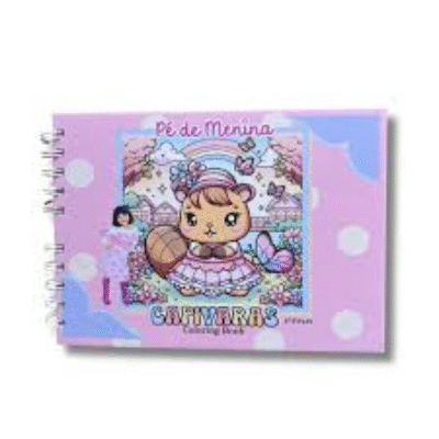 Caderno  De Colorir Capivara – Capa Dura até 50