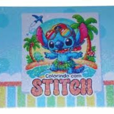 Caderno De Colorir E Pintar Stitch  Bobbie Goods