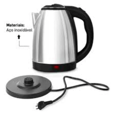 Chaleira Elétrica DCASA – 1,8L com Desligamento Automático 127/220 Volts