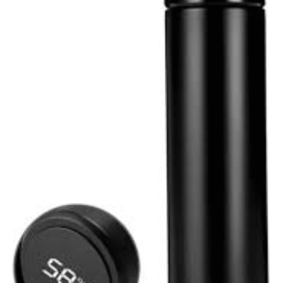 Garrafa Térmica 500ml Com Medidor De Temperatura