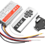 Interruptor 4 Vias Controle Remoto Sem Fio Para 4 Lâmpadas Cinza - YAM