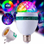 Lâmpada Led Rgb Giratória Colorida Festas Baladas Bivolt - Relet