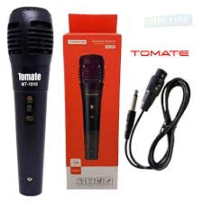 Microfone Dinâmico Profissional Com Fio – Tomate MT-1010