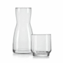 Jarra Vaso Decanter Moringa De Vidro 500ml Com Copo 290ml Mesa Posta Cabeceira