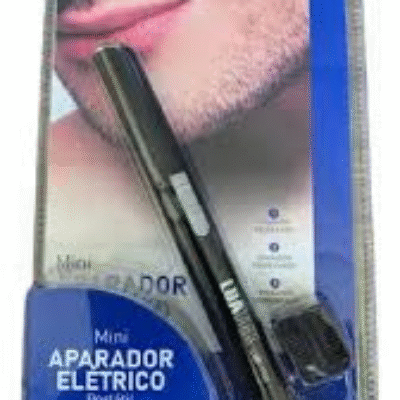 Aparador Elétrico Caneta Pelos Barba Sobrancelha Orelha Preto