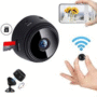 Mini Câmera Espiã Wifi com Sensor e Visão Noturna