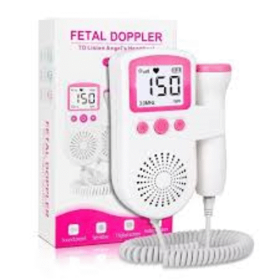 MONITOR FETAL DOPPLER APARELHO PARA OUVIR DE BATIMENTOS CARDIACOS CORAÇÃO DO BEBÊ
