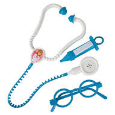 Kit Médico Infantil Sortido 4 Peças
