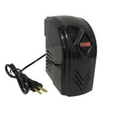 Estabilizador Eletrônico Bivolt Com Dps E Chave Rearmavel 500va Preto