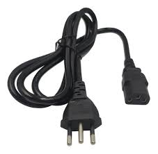 Cabo De Energia Computador Para Cpu Fonte Monitor Pc 1,80 Mt Preta 127/220v