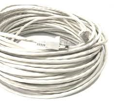 Cabo De Rede Crimpado Rj45 Branco 20 Metros