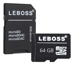 Cartão De Memória Com Adaptador Sd 64gb