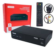 Conversor Digital Gravador Bivolt Tv Digital Tomate Mcd999