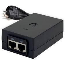Injetor Fonte PoE Ubiquiti POE-24-12W-G BR - Gigabit - Energia e Dados através do cabo de Ethernet - Preto