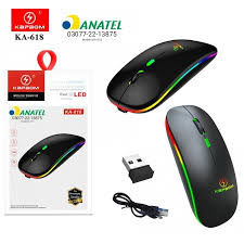 Mouse Sem Fio Bluetooth Recarregável 2.4GHz Altomex AG-690