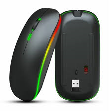 Mouse s/ Fio Luminoso Recarregável 2.4GHZ KAPBOM KA-618