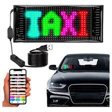 Letreiro De Led Painel Led Luminoso Flexível Para Carro Loja Dimensões: 17.3-L x 7.0-A