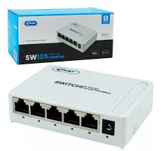 Switch com 5 Portas LAN 100mbps Knup - Kp-e05A