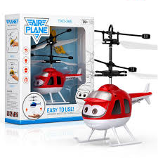 Drone infantil com sensores voadores, helicópteros, Vermelho - PC-399A