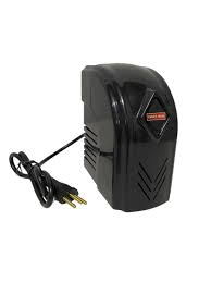 Estabilizador Eletrônico Bivolt Com Dps E Chave Rearmavel 500va Preto