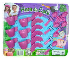 Kit Hora Do Café Brinquedo Cozinha Criança Mini Xícaras - Tafeplas