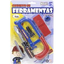 Kit Marceneiro Infantil 6 Peca Serra Chave De Fenda Parafuso