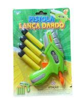 Pistola de brinquedo arminha lança dardos brinquedo plástico - ELITE WEAPON