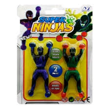 Bonecos Super Ninjas Escaladores 2unidades