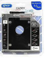 Case Adaptador Caddy Gaveta para HD/SSD 2,5" 9.5mm - Knup
